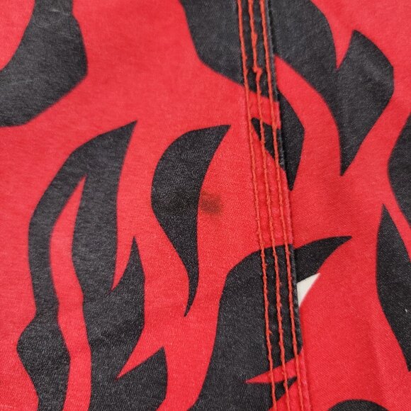 Op Ocean Pacific Shorts Men Medium Red Swim Trunks Logo Pocket Drawstring Lining - Picture 10 of 14